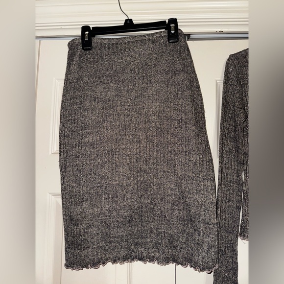 Chelsea & Violet Charcoal Knit Ensemble - Picture 3 of 7